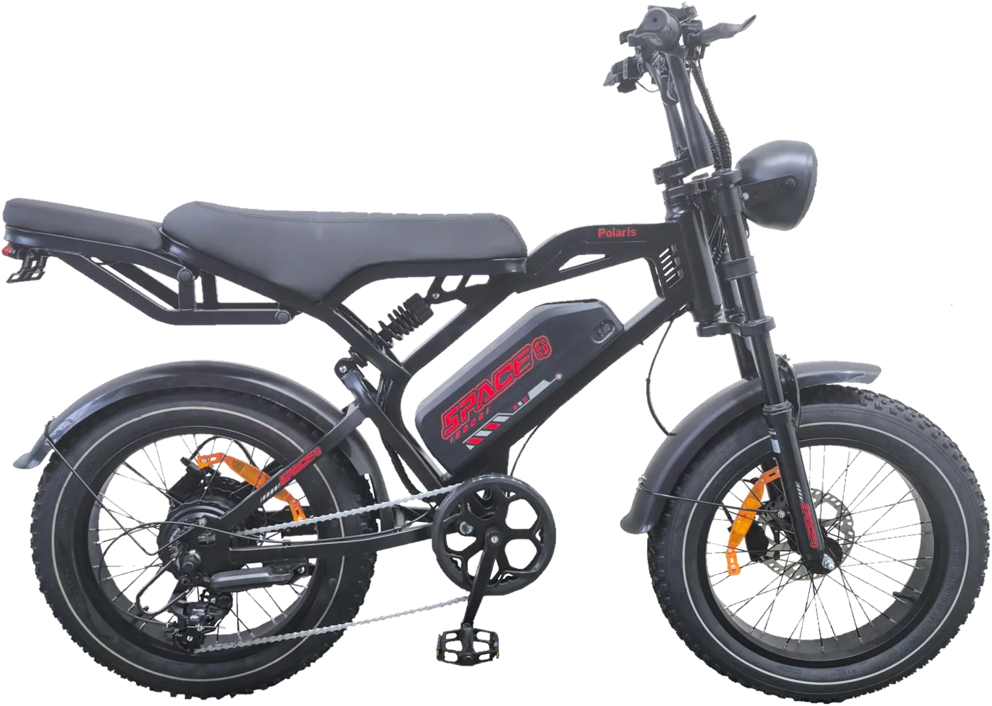 Електробайк SPACE POLARIS 20″ у мото-стилі